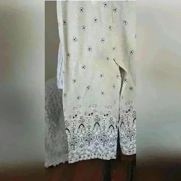 Briggs New York Comfort Waist Women Light Gray Summer Pants Size M/P - Picture 2 of 10